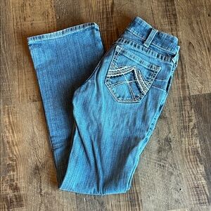 Ariat bootcut jeans.